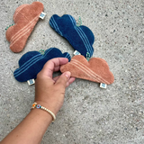 Lavendelwolke gray blue, cork