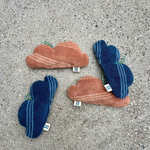 Lavendelwolke gray blue, cork