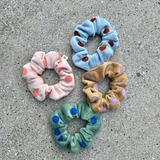 Terry Scrunchies Mini Dots