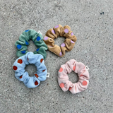 Terry Scrunchies Mini Dots