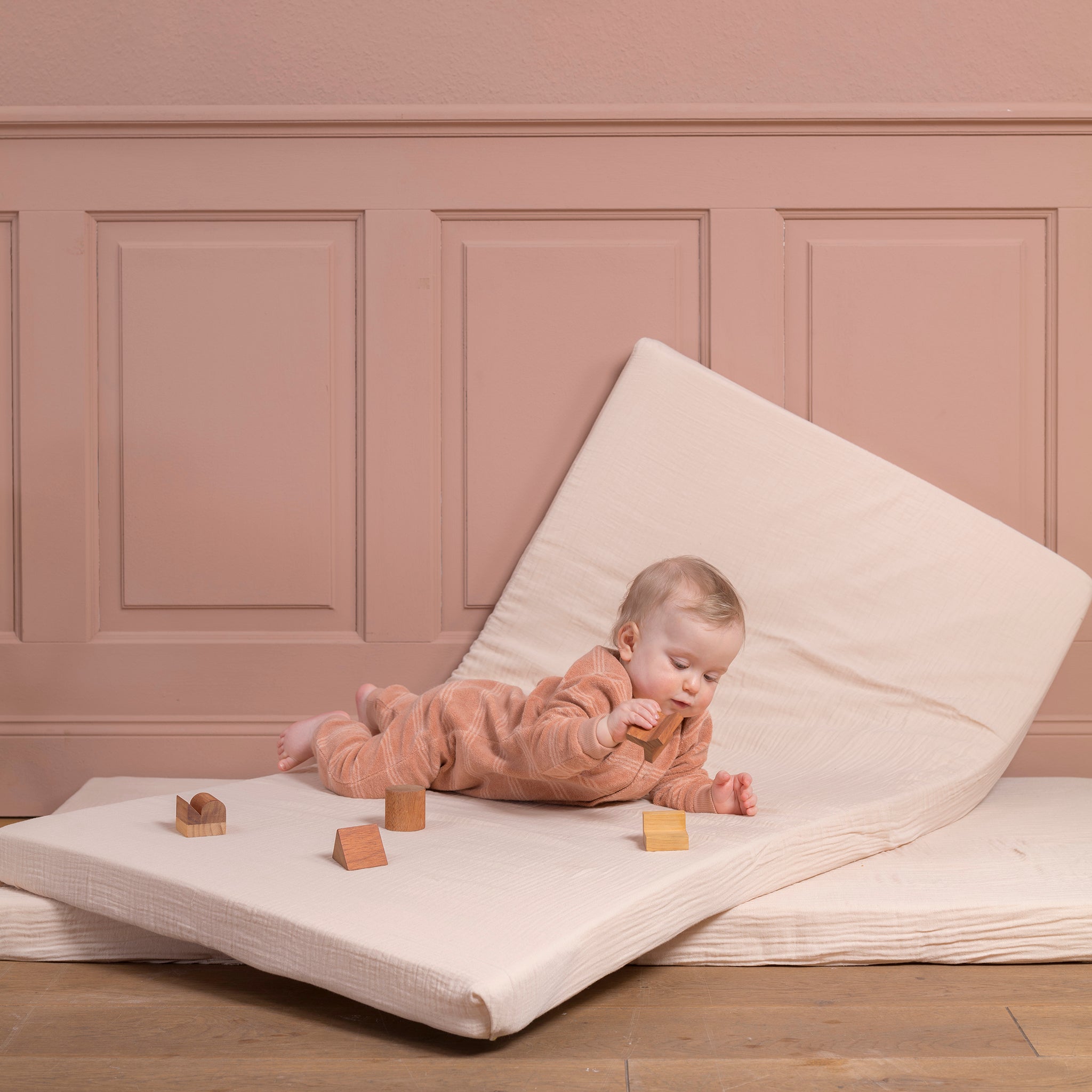 Nachtwäsche Onepiece Terry Stripes Cork - studio bumbuli 44.00