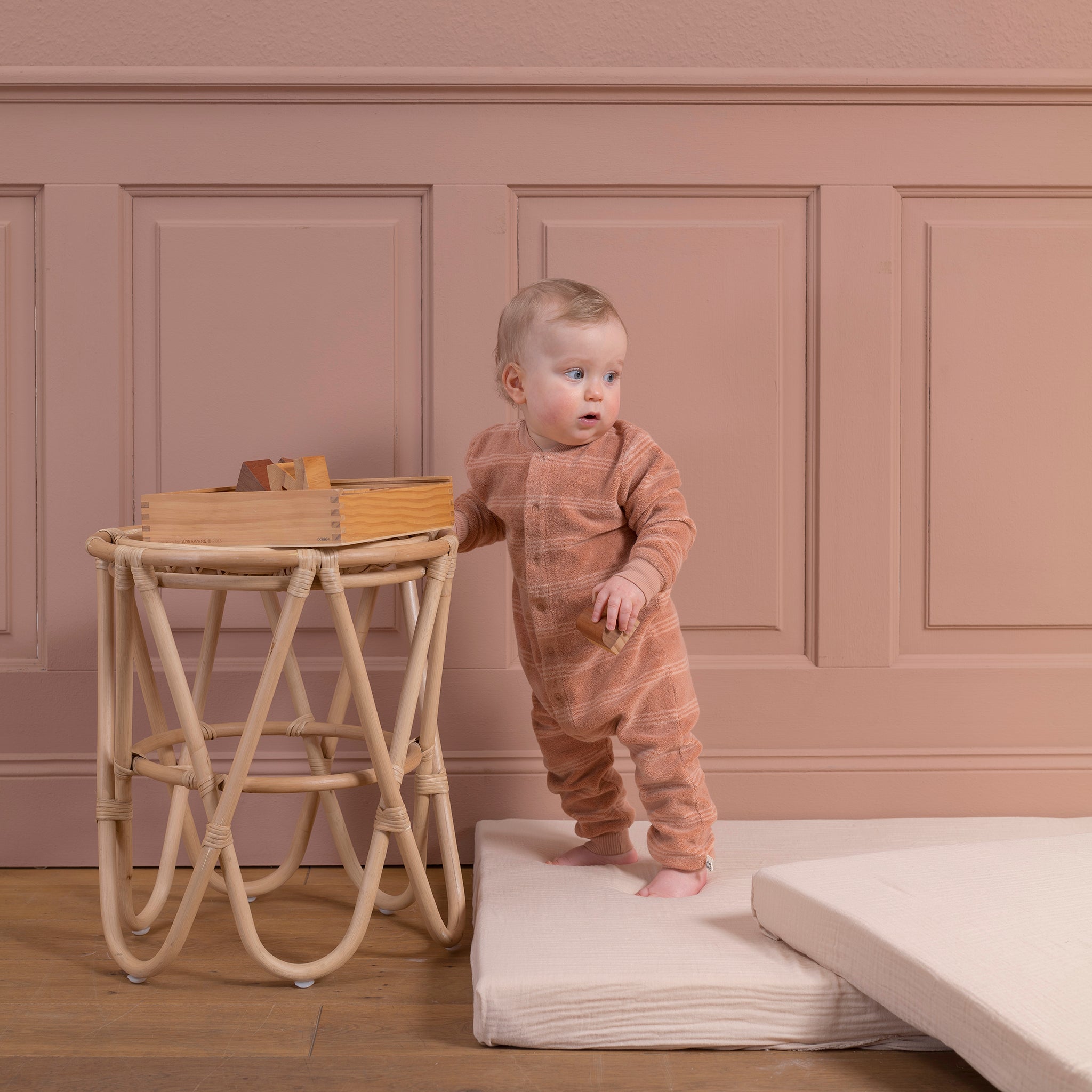 Nachtwäsche Onepiece Terry Stripes Cork - studio bumbuli 44.00