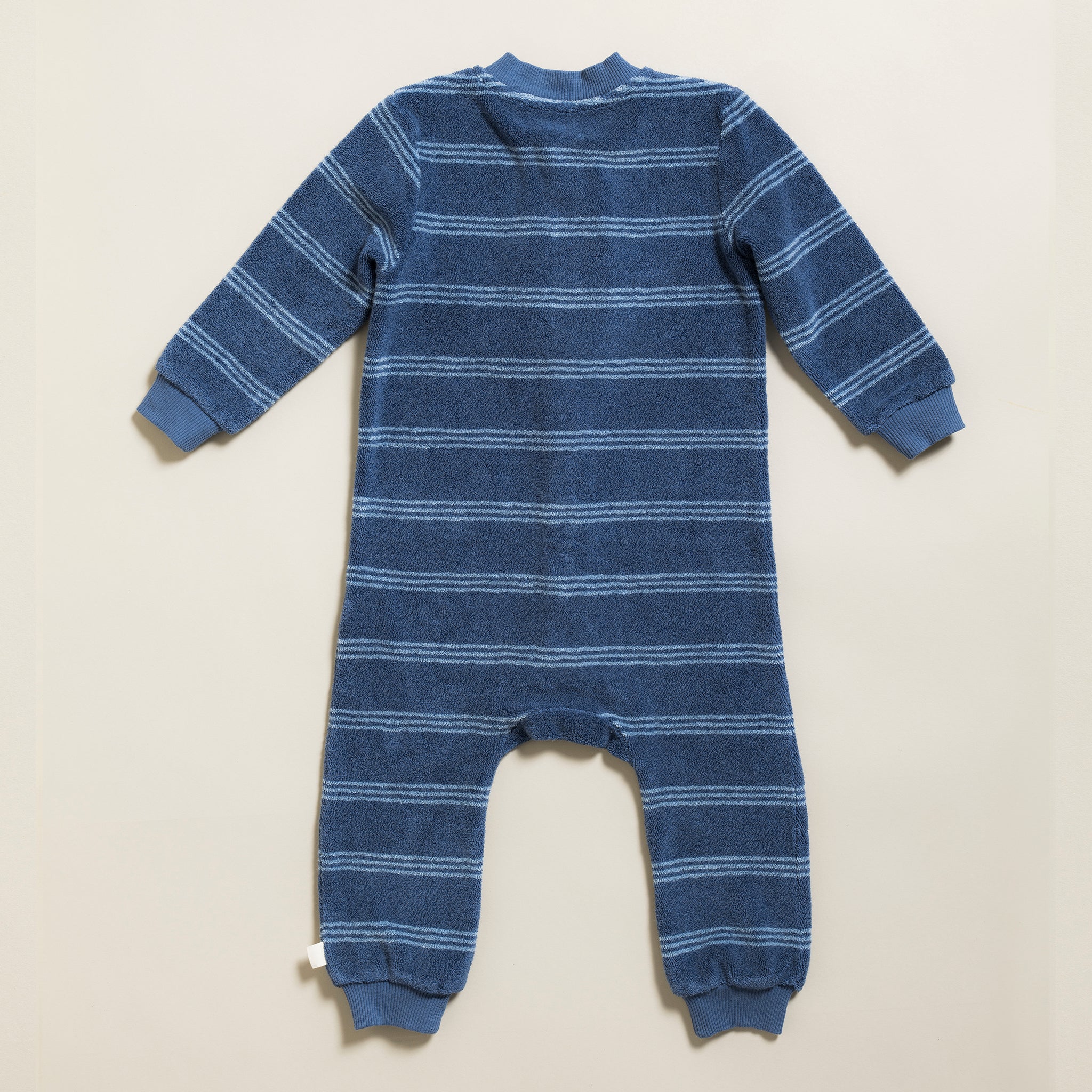 Nachtwäsche Onepiece Terry Stripes Gray Blue - studio bumbuli 44.00
