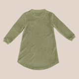 Terry Halfmoon Dress Sage
