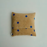 Terry Kissen Mini Dots, Sand/Blue