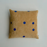 Terry Kissen Mini Dots, Sand/Blue
