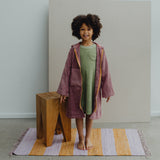 Little Bathrobe - Kids Bathrobe Mauve/Ochre