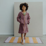 Little Bathrobe - Kinderbademantel Mauve/Ochre