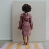 Little Bathrobe - Kids Bathrobe Mauve/Ochre