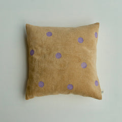 Terry Kissen Mini Dots, Sand/Lilac