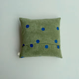 Terry Kissen Mini Dots, Sage/Blue