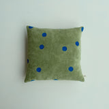 Terry Kissen Mini Dots, Sage/Blue