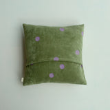 Terry Kissen Mini Dots, Sage/Lilac