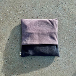 Terry Wärmekissen violet grey/ink