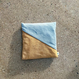 Terry Wärmekissen sand/sweet blue