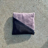 Terry Wärmekissen violet grey/ink