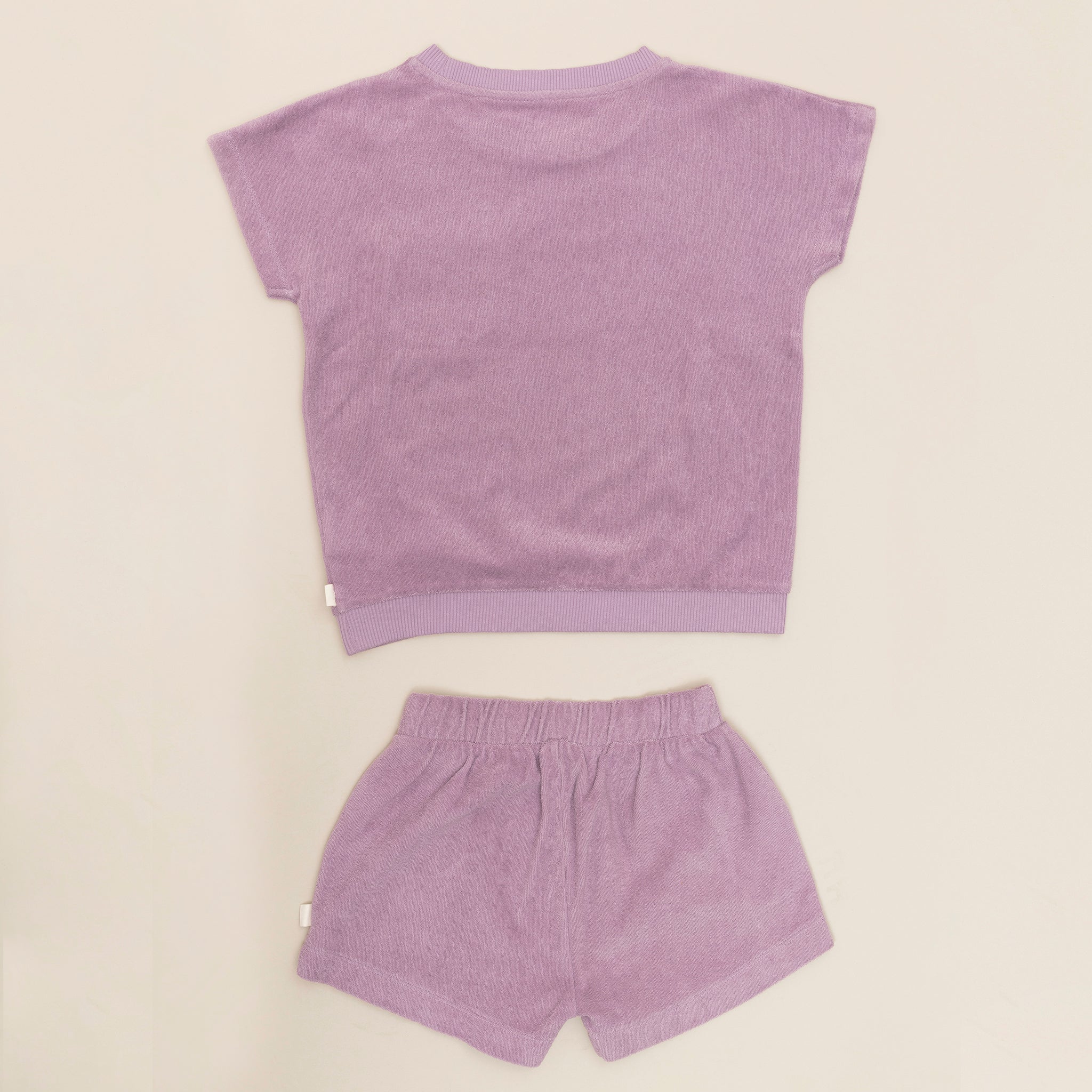 Nachtwäsche Terry Summer Pyjama Set Purple Rose - studio bumbuli 59.00