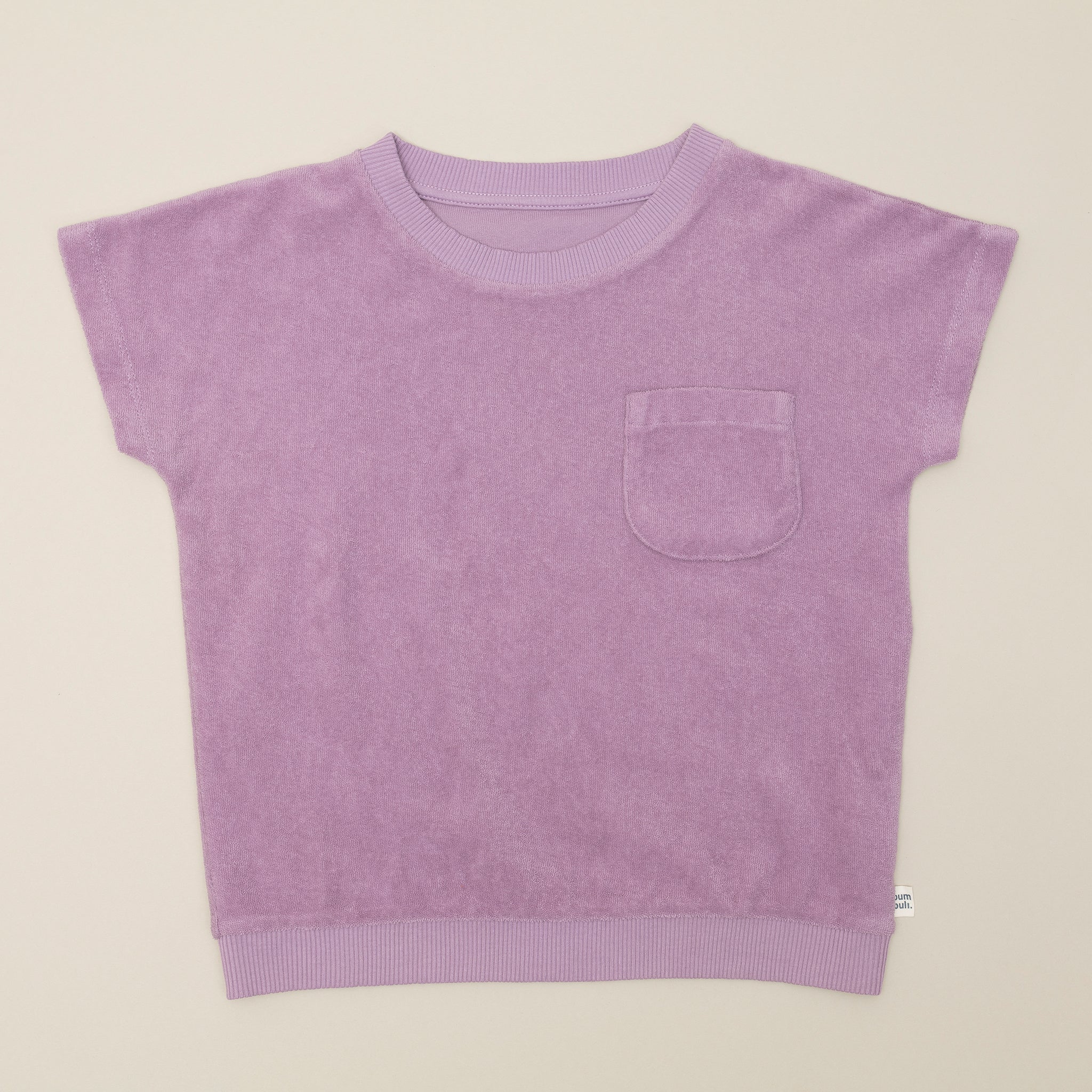 Nachtwäsche Terry Summer Shirt Purple Rose - studio bumbuli 32.00